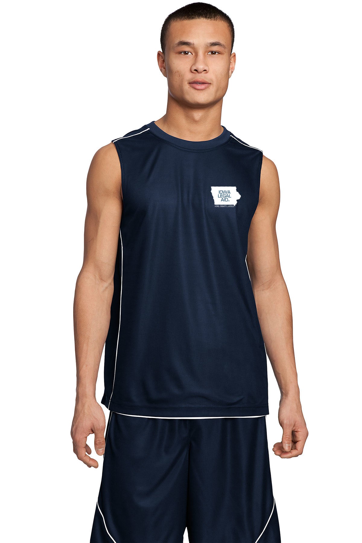 Sport-Tek PosiCharge Mesh Reversible Sleeveless Tee